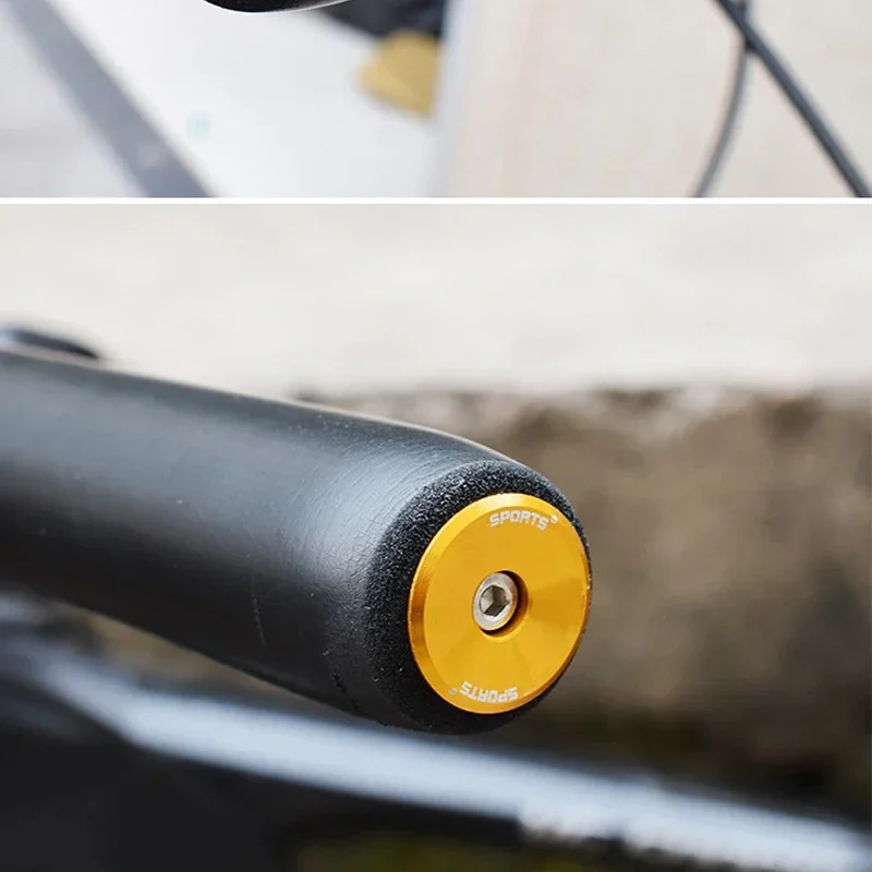 1 Pair Bicycle Grip Handlebar End Cap Aluminium Alloy Lock Mountain Handle Bar Grips End Plugs for Bike Handlebar Accessory bicycle handlebar grips bicycle accessories bicycle handlebar bike handlebar plugs bicycle handlebar ends