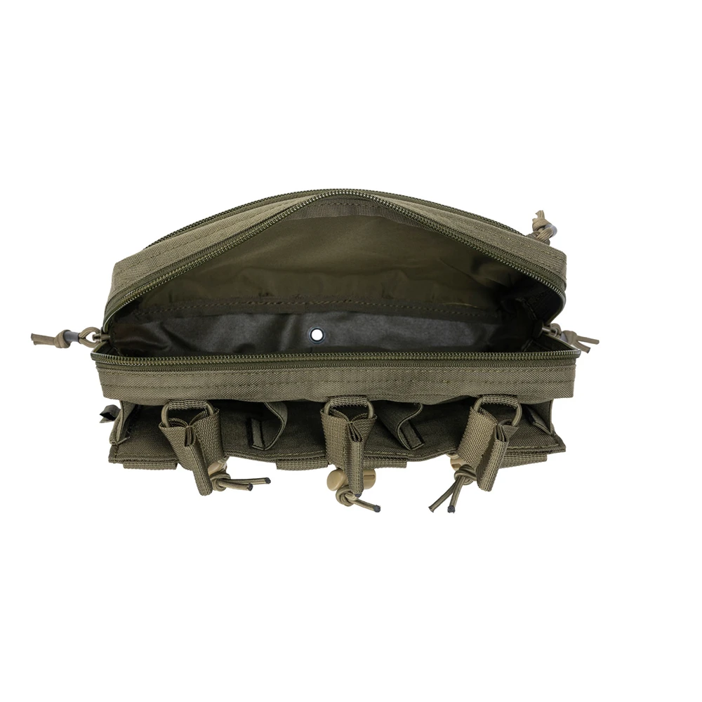 Tactical Molle Triple Magazine Pouches with Accessories Bag Open-Top Magazine Pouch Paintball Game Accessories Bags 4