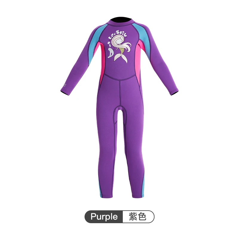 

Детский неопреновый гидрокостюм для девочек и мальчиков, 2,5 мм