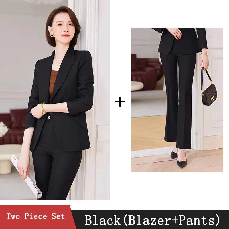 Purple Pants Suit Women Office Lady Blazer Jacket Coat+Pant 2 Piece Set  Female 2022 Spring Autumn Elegant Casual Suits Outfits - Price history &  Review, AliExpress Seller - THYKS Brand Store Store