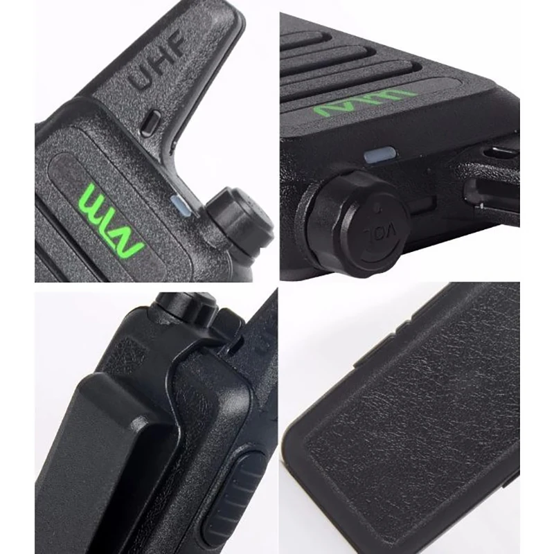 WLN KD-C1 UHF 400-470 Mhz Mini Walkie Talkie 16 Channel  Tpye-C Charging KD-C1T Portable Walkie Talkie 3