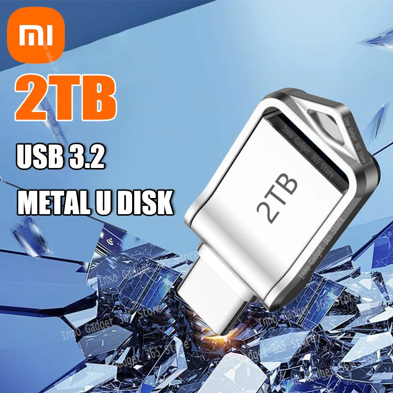 Flash Drive Xiaomi 2TB USB 3.2 High Speed 1TB 512GB Type-C Interface Dual-Use For Mobile Phone Computer