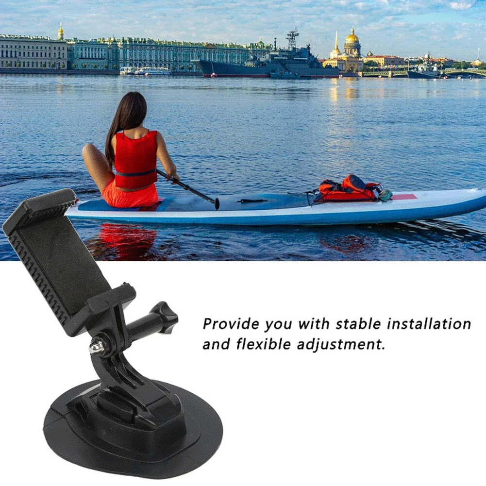 1 Set Motion Camera Mount Stand Base Phone Holder Surfboard Kayak Inflatable Boat Stand Up Paddle