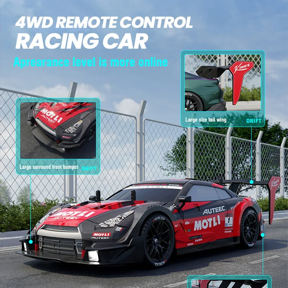 Electric 4WD RC Drift Car 1/14 Scale High Speed Racing Toy