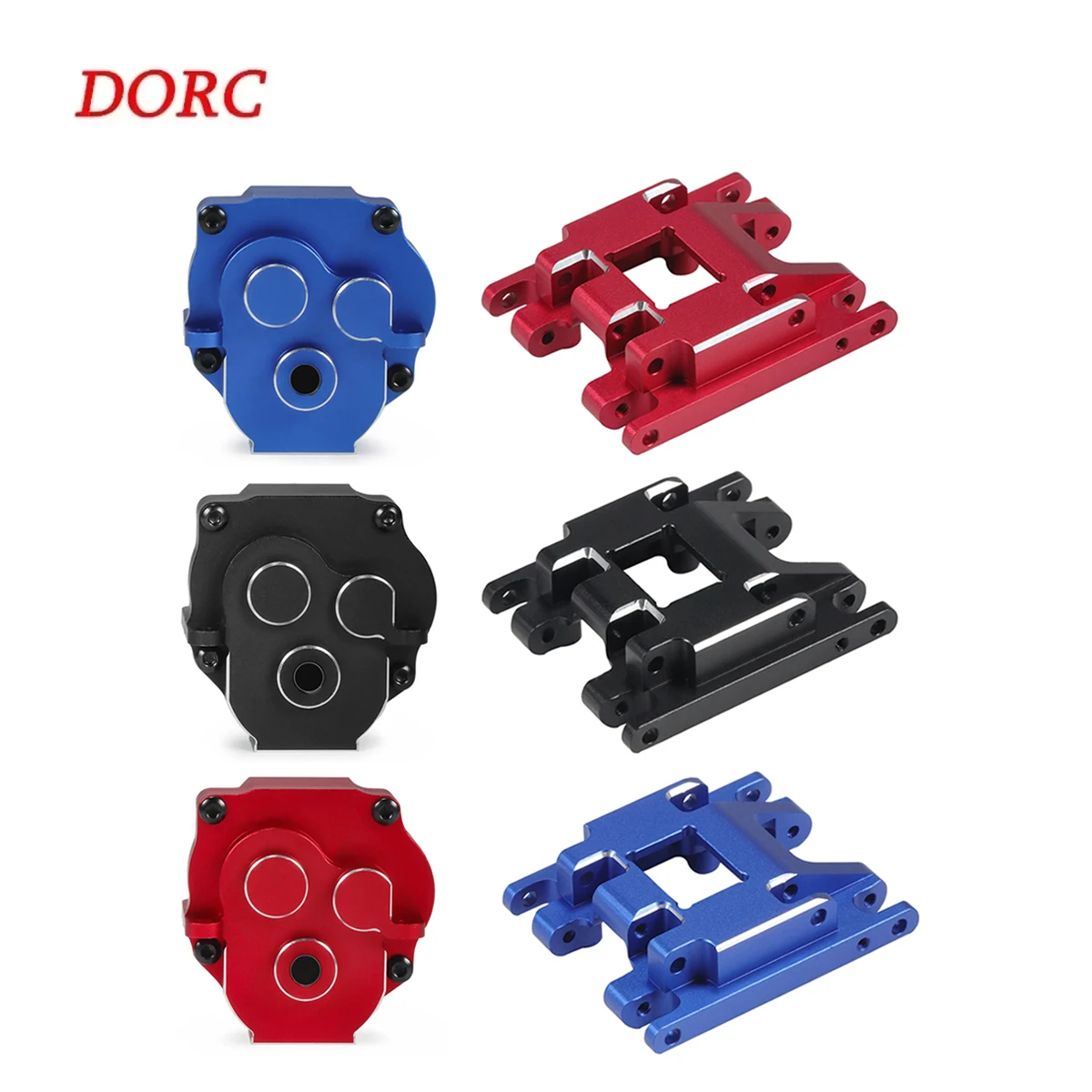 Aliuminum Trx4M Skid Plate Gearbox Housing Transmission Set 11T Pignone Per 1/18 Rc Car Crawler Trx4-M Bronco Defender Upgrade