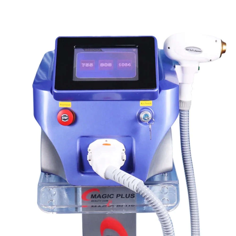 

2023 newst Diode Laser 755nm 808nm 1064nm 3Wavelengths Hair Removal Machine Cooling Head Painless Laser Face Body Hair Removal