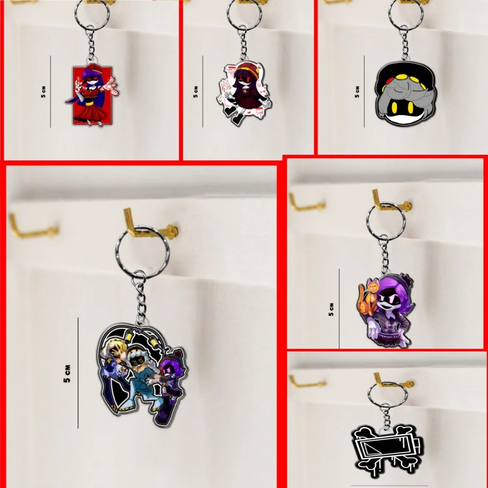 6CM Murder Drones GirlToys Kawaii Cartoon Anime Acrylic Keychain Soft Killers Little Robot Toys For Keychain Accessories Pendant handmade doll keychain