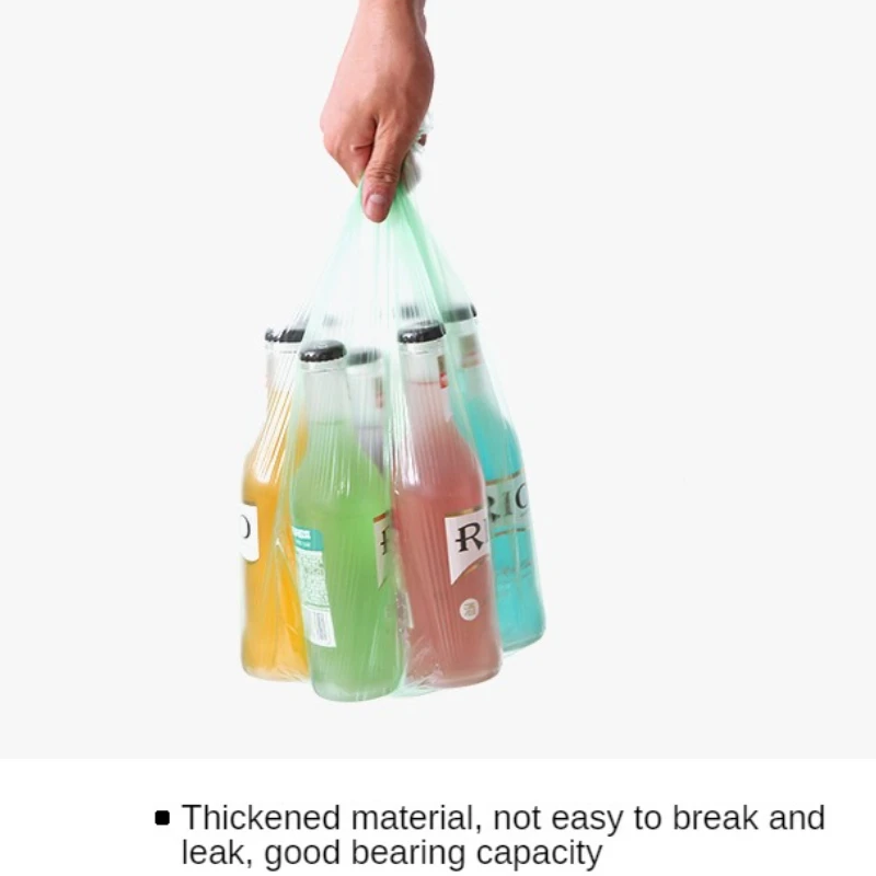 Trash Bags 5 Rolls/pack Household Disposable Trash Pouch Small Kitchen Storage Garbage Bags Cleaning Waste Plastic Bag