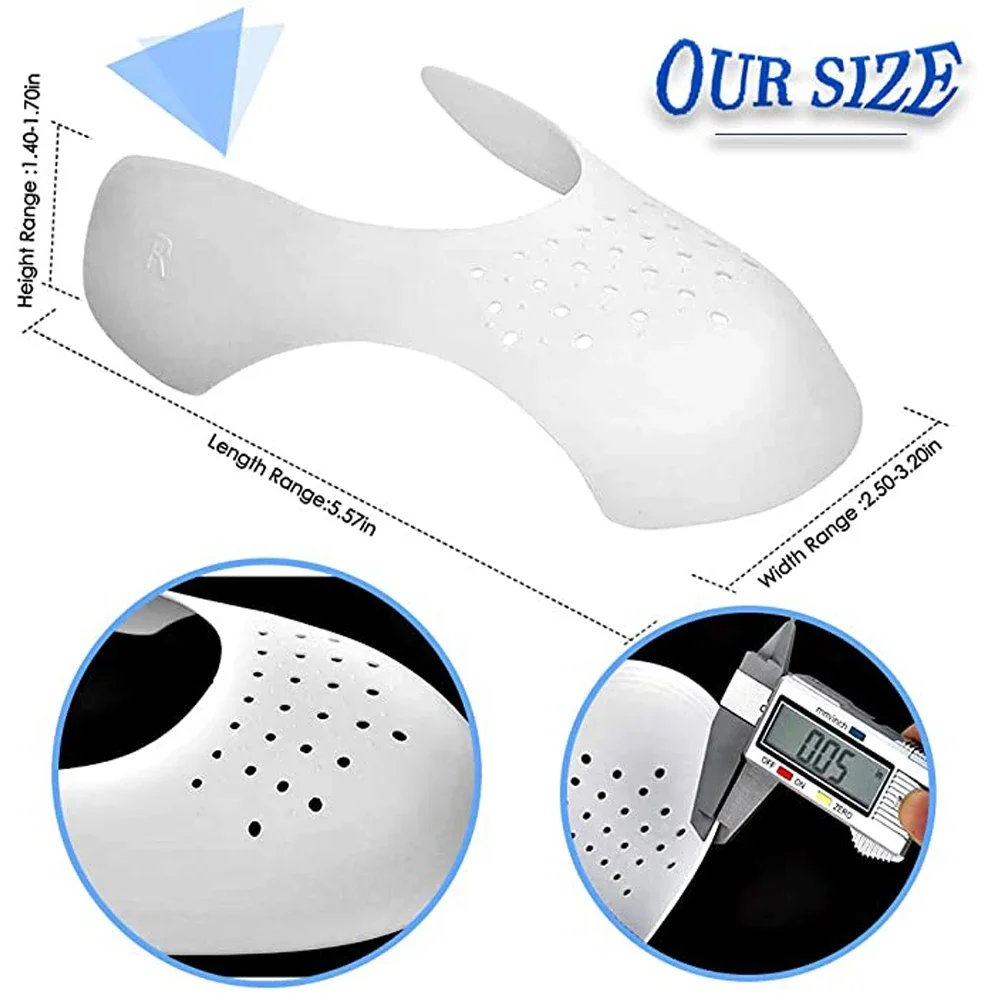 20Pcs/10Pairs Shoe Anti Crease Protector for Sneakers Bending Crack Toe Cap Support Sports Shoe Stretcher Anti Fold Protection