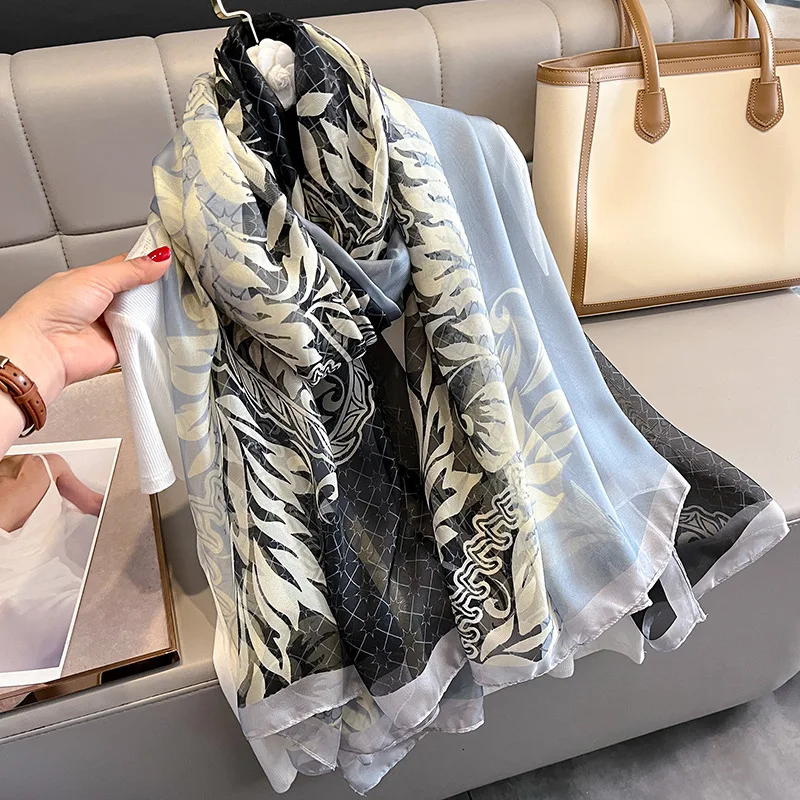 

Couple Style Fashion Scarves Winter 180X130CM Pashmina Silk Hijab Women Sunscreen Scarf For Gift New Luxury Warm Cashmere Shawls