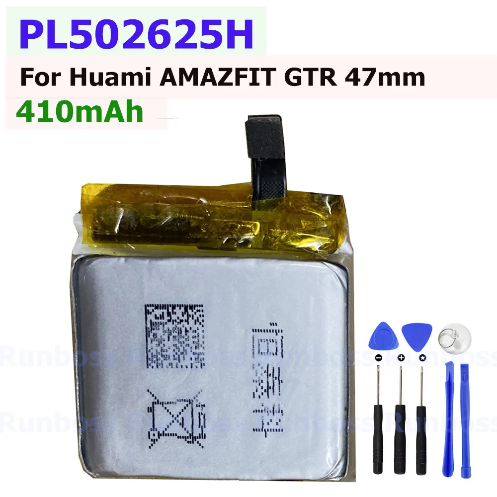 Battery For Huami AMAZFIT GTR 47mm 410mAh PL502625H Battery