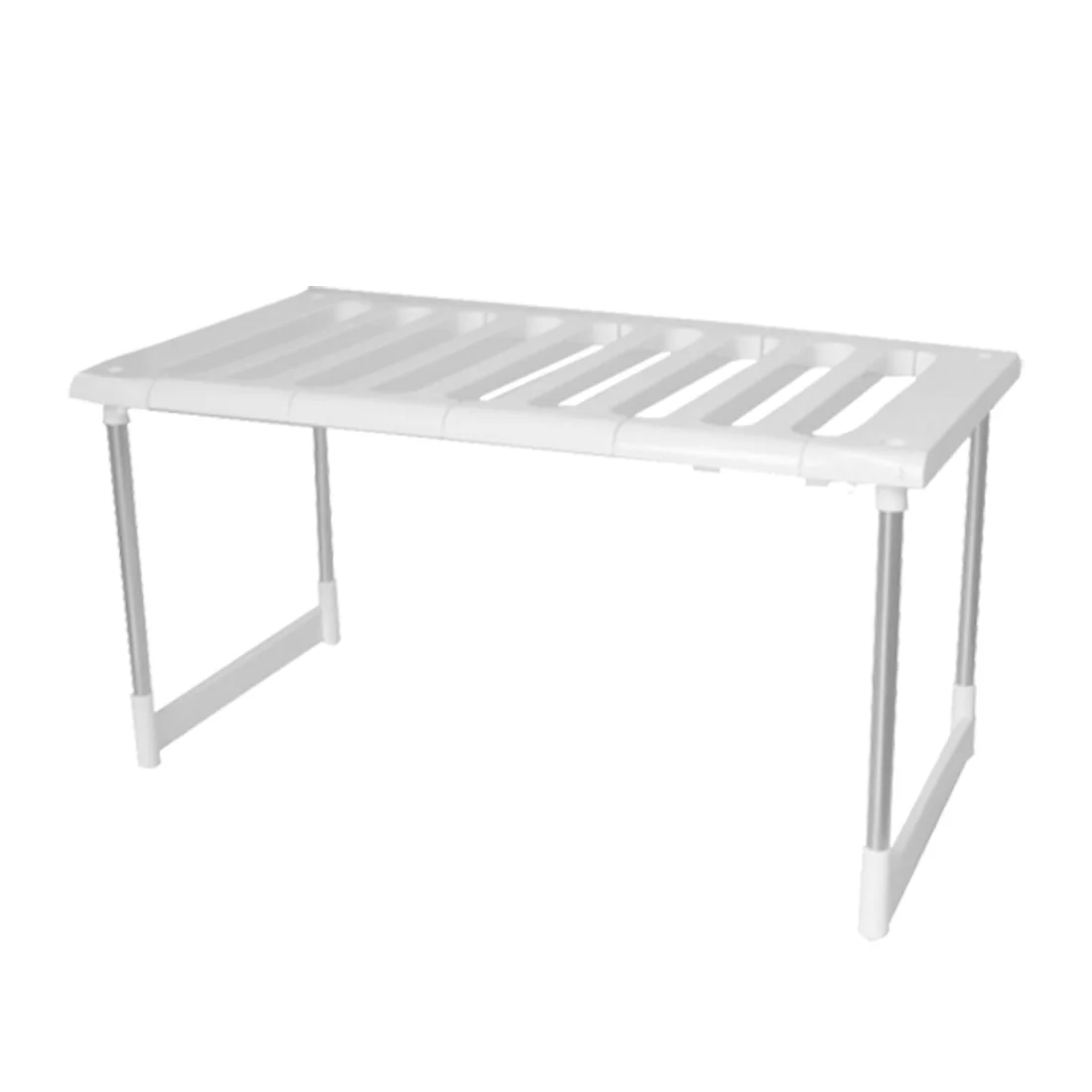 White Kitchen Pantry and Countertop Organizer Shelf