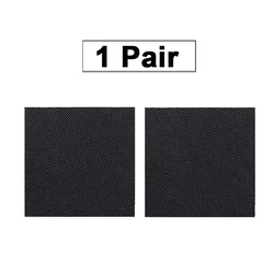 Non-Slip Rubber Sole Replacement Sheet for Shoe Repair and Heel Protection (Black)