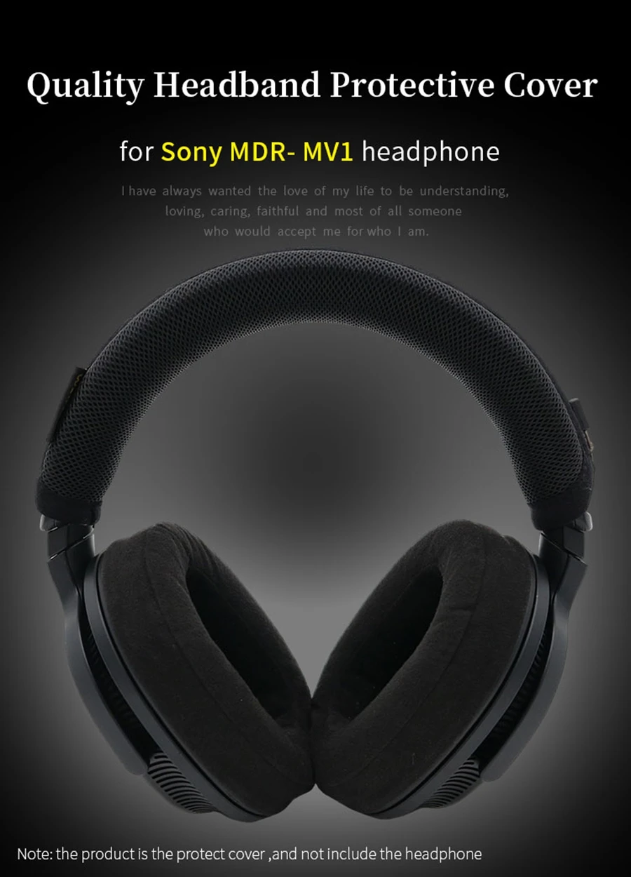Headphone Head Beam Cover for SONY MDR-MV1 Earphone Protective Case MV1 Headset Headbeam Sleeve