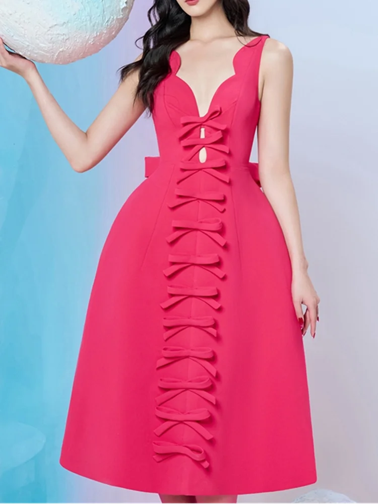 High-Quality-Luxury-Runway-Designer-Fashion-Sleeveless-Summer-Dress-New ...