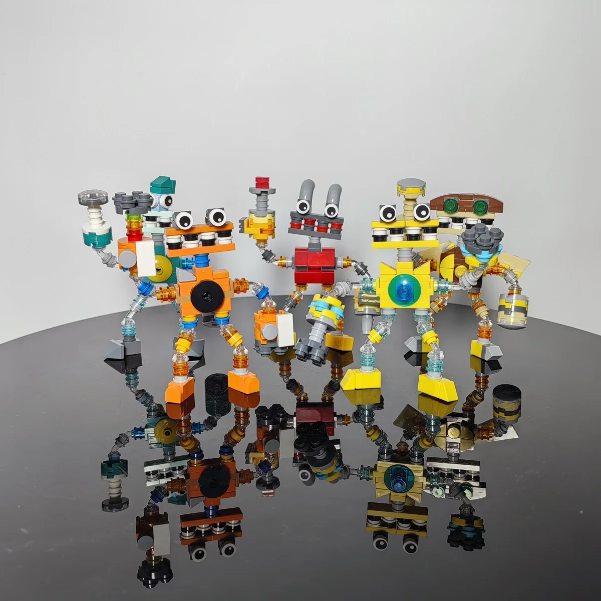Creative DIY Singing Monster Figures Building Set for Adults - Educational Gift Toy