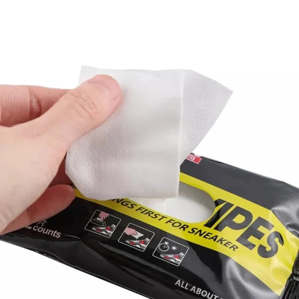 30/12pc Disposable Shoe Wipes Travel Portable Useful Shoe Artifact Cleaning Accessories for Sneaker Scrubbing Quick Remove Dirt 6
