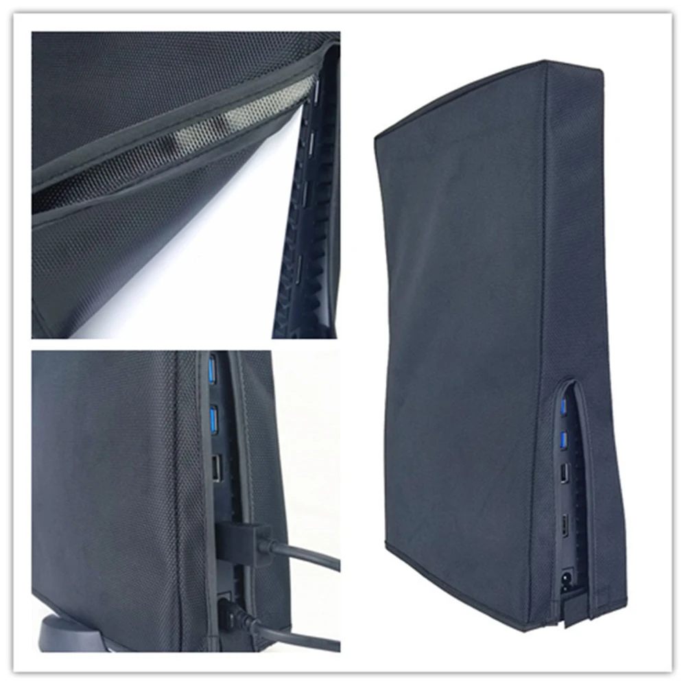For PS5 Slim Console Dust Cover Dust Protector Custom Designed for Playstation 5 Slim Console Disc Edition & Digital