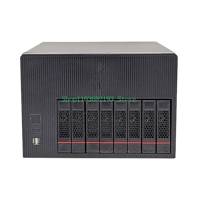 

Factory Sale hot swap NAS 8 HDD tooless bays case support M-ATX motherboard for cloud date storage Optional USB2.0 or USB3.0