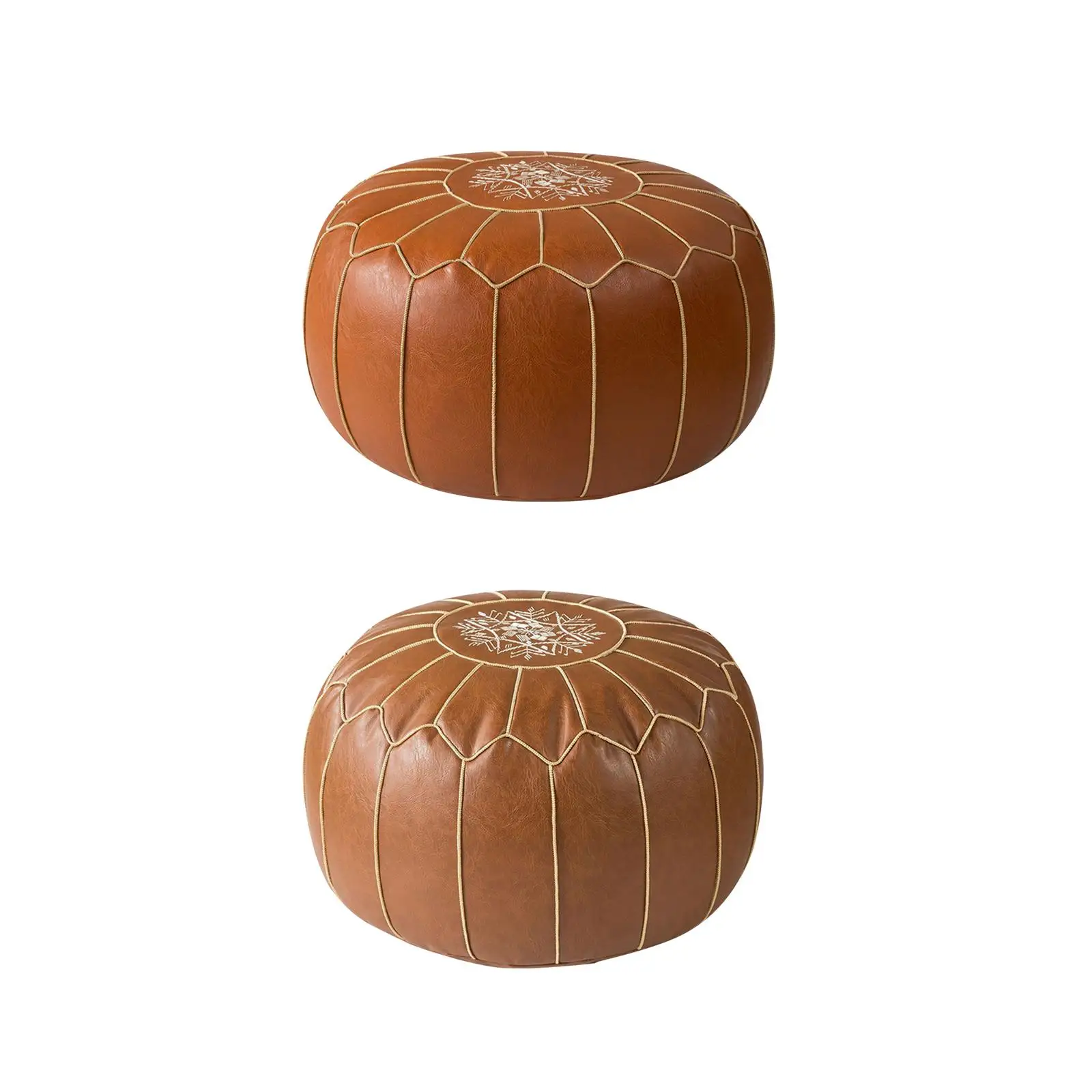 Unstuffed Pouf Cover under Desk Bedroom Decor Foot Rest Cover Large Embroider Craft Foot Rest Patio Seat Cover Footstool Cover