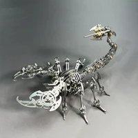3D Scorpions Metal Puzzle Steampunk Mechanical Insect Model Kit Floatingcity Steel Warcraft Assemble Jhandmade Toy For Adults 2