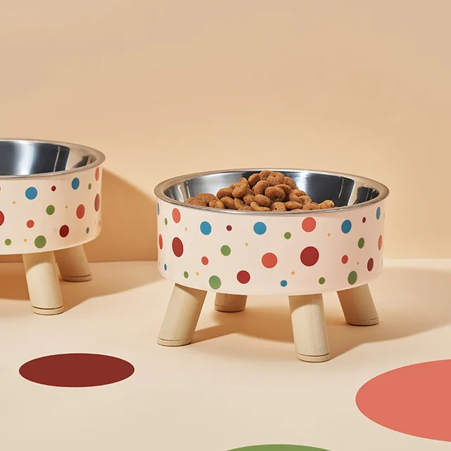 Cute Pet Food Bowl - Non-Slip & Anti-Tip Design, Detachable Feeding Dish for Cats & Dogs, Safe Durable Cute Pet Food Bowl - Non-Slip & Anti-Tip Design, Detachable Feeding Dish for Cats & Dogs, Safe Durable