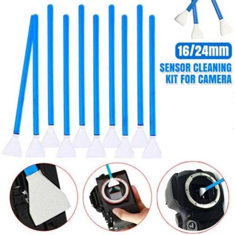 2 PCS Lens Cleaning Brush Tool Sensor Cleaning Swabs Kit for Camera Full-Frame APS-C