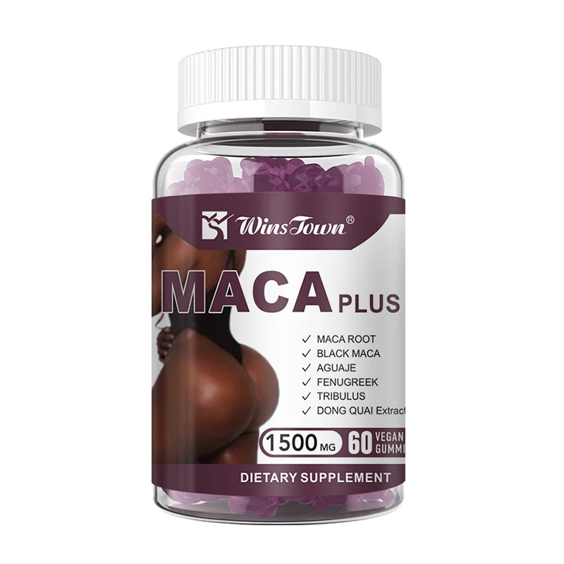 1 Bottle black Plus Maca Gummies To Help Lift Buttocks And Improve Appearance As A Health Food buttock enhancement pills