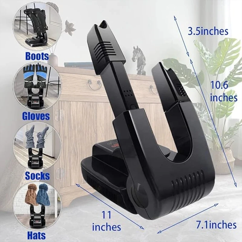 Shoe dryer Ozone deodorant shoe dryer Dry shoes smart retractable shoe warmer winter shoe drying 3
