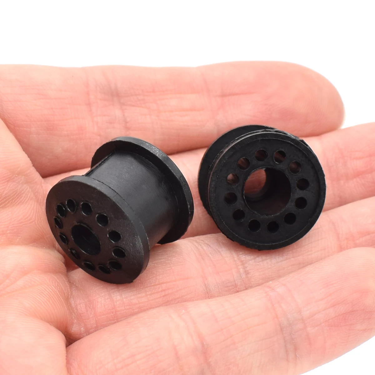 Gear Shifter 2PCS Manual Transmission Gearbox Transfer Case Shift Rod Lever Linkage Cable Bushing Repair For Ford Focus Fiesta Cougar Mercury