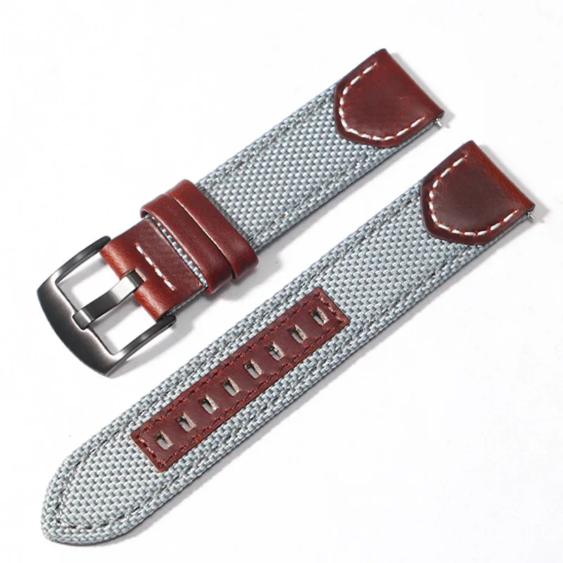 Retro Nylon Watch with 22/24mm Male Band - Perfect
