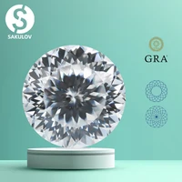 100 Faces Cut Moissanite Loose Stones 0.5-5.0ct D Color Russian Bird's Nest Cut Moissanite Diamonds Stone With GRA Certificate