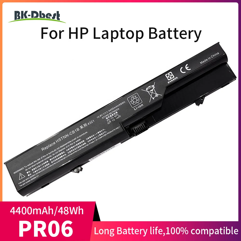 Bkdbest 4320s Pr06 Laptop Battery For Hp Probook 4540s 4530s 4440s