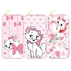 Disney The Aristocats Wallet Cartoon Mary Cat Women Leather Zip Around Wallet Girl Long Purse Credit Card Bag 6