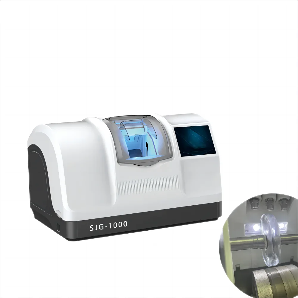 SJG-1000 Optical Lens Edger Patternless Automatic Lens Edger with Three-Timensional Grinding Wheel