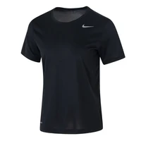 Nike T-shirt de sport à manches courtes pour femme, à séchage rapide, vêtements d'entraînement de course à pied, haut fin confortable et respirant 1