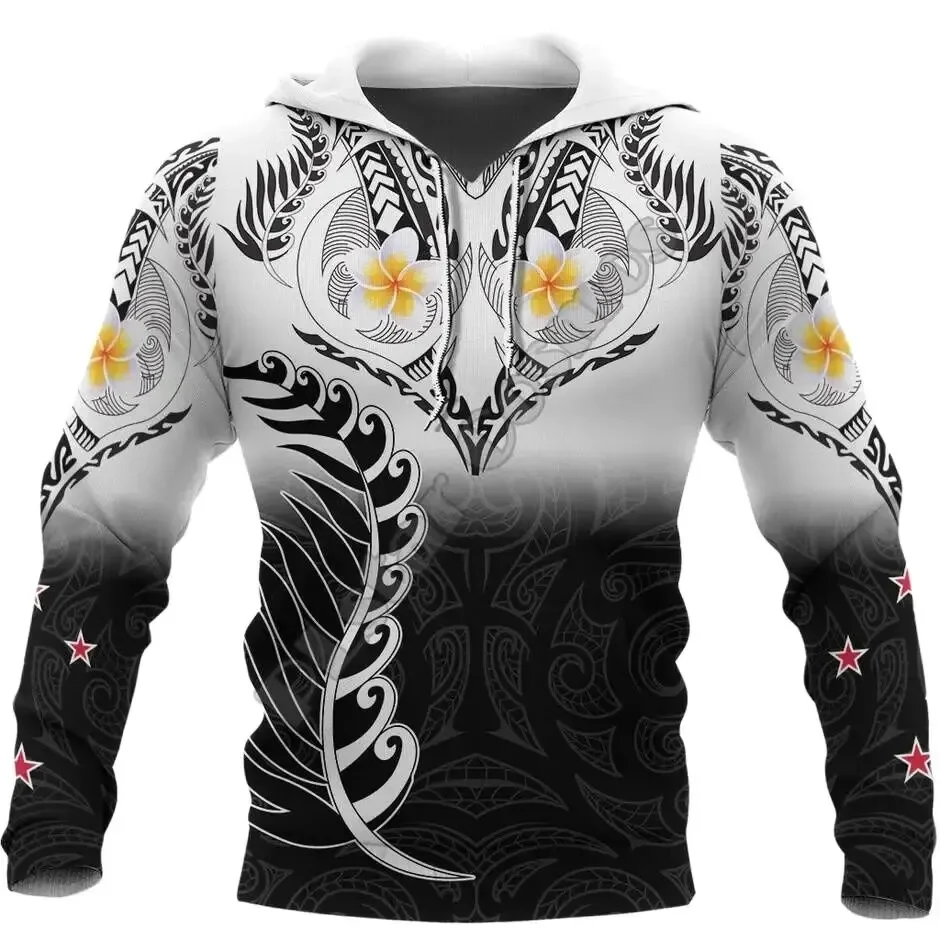 thumbnail image 1 of Sudadera con capucha para hombre, estampado 3D de Nueva Zelanda, moda urbana, manga larga, estilo Y2K, sudadera de gran tamaño para exteriores, 6XL, 1 of 4