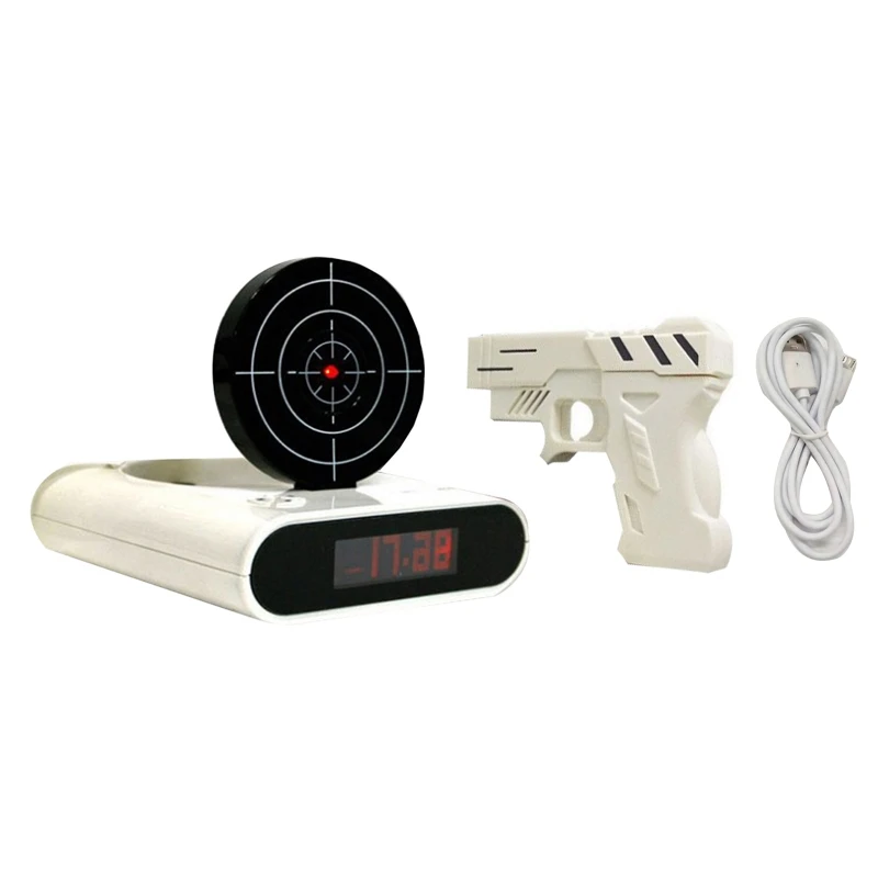 Target Wake UP Alarm Clock for Creative  Shooting Alarm Personalized Toy Gift