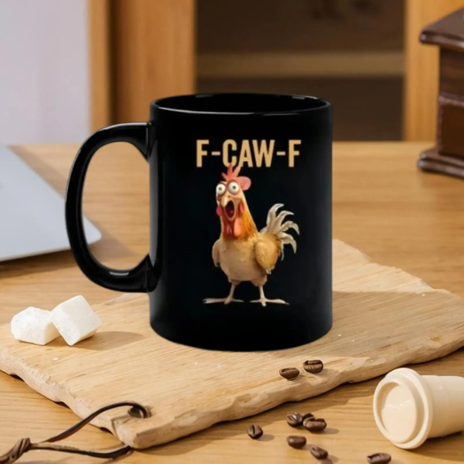 11oz Chicken Mug Ceramic Farmhouse Themed Mug Animal Tea Cup For Women Mother Lady Farm Kitchen Breakfast Morning Animal Lover's