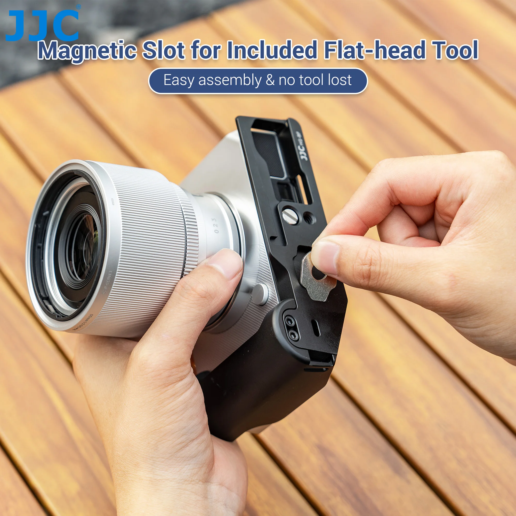 SmallRig 5390 L-Shaped Mount Plate with Handle for Sigma BF, silver