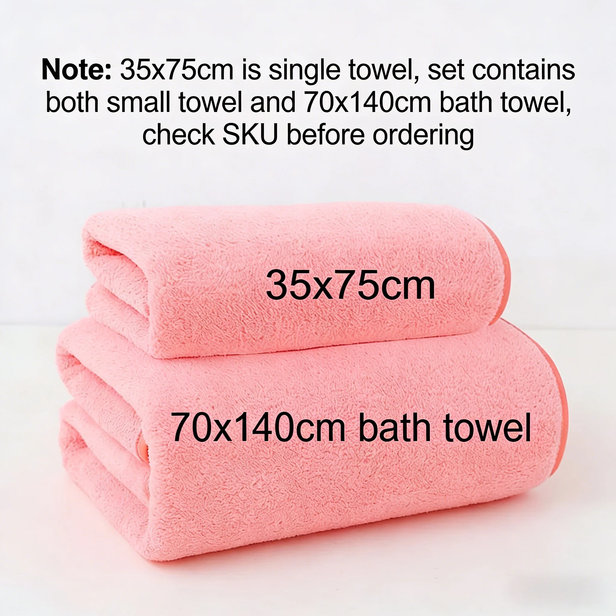 Coral Fleece Towel Set 3