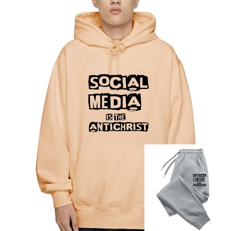 

Social Media is the Antichrist Hoody NEW (NWT) Pick your Drawstring SJW Facebook