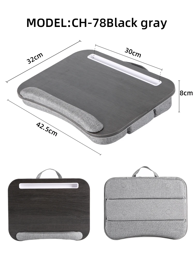 مكتب كمبيوتر محمول متعدد الوظائف، قابل للتعديل ارت...