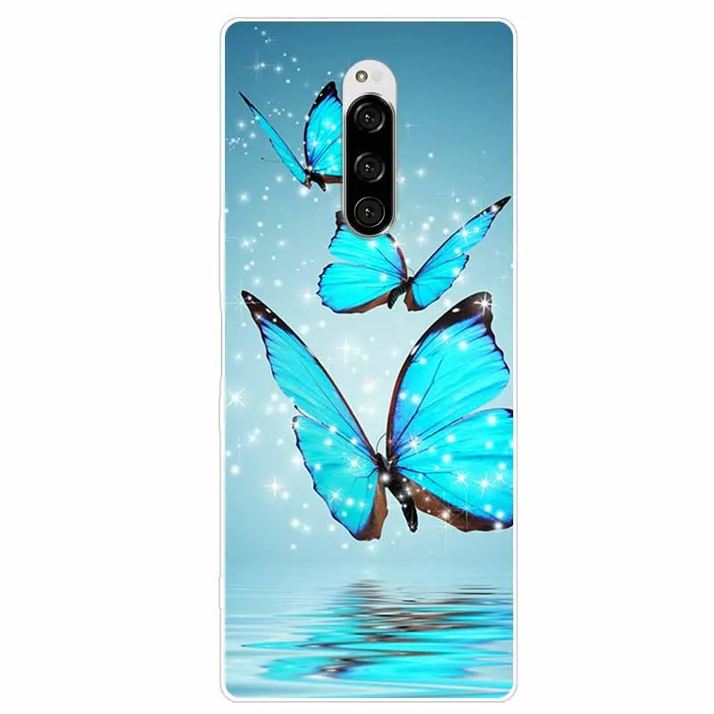 Cute Fashion Clear Soft TPU Phone Cover with Floral Design