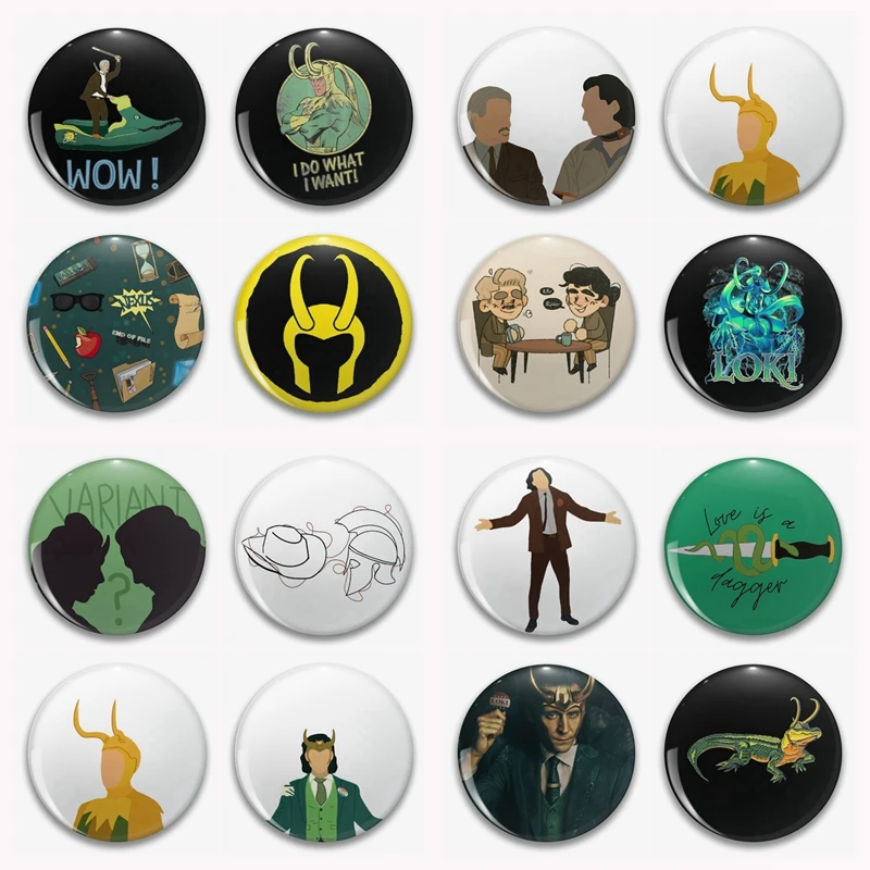 Supereroe Loki E Mobius I Do What I Want Pin Cartoon Lokius Cute Funny Mobius Memes Fans Collection Gift For Friends 58Mm