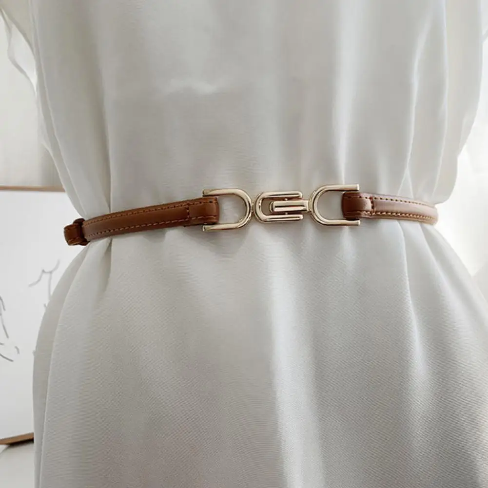 

Waist Belts All-Matched Adjustable Buckle Type Faux Leather Ladies Dress Belts Female Coat Jeans Strap Waistband Pasek Damski