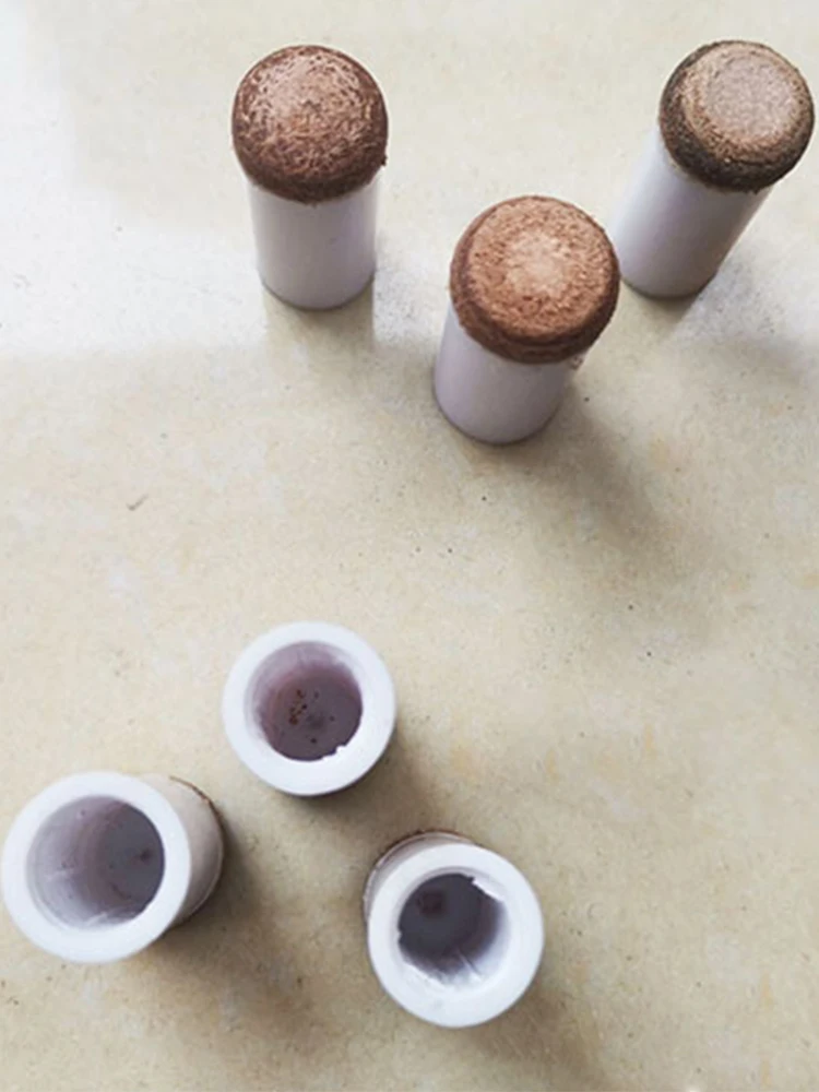 나일론 페룰 교체 키트 슬립온 전문 당구 스누커 액세서리, 실용적인 내구성 풀 큐 팁, 13mm 수리, 6 개