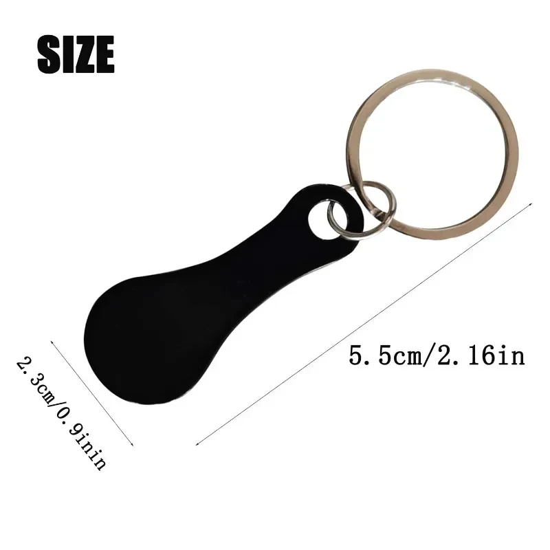 2pcs Cart Shopping Token Keychain