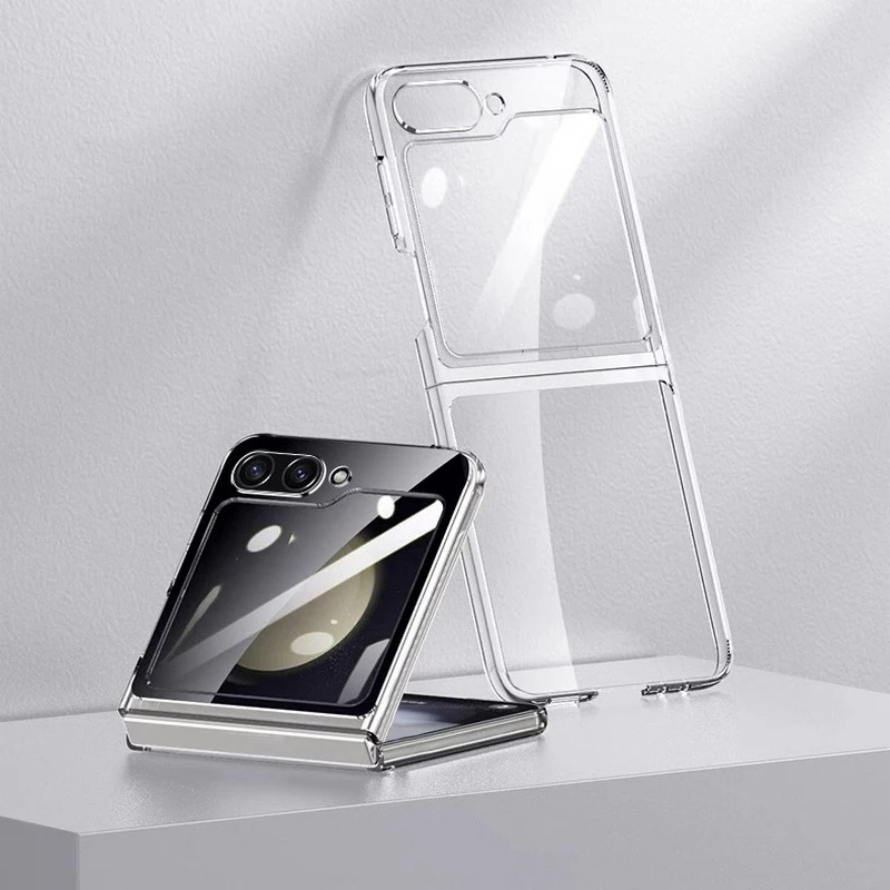 Für Samsung Galaxy Z Flip8 Flip7 FE Flip5 Flip4 Flip6 Transparente Handyhülle Für Samsung Z Flip 3 Stoßfeste Harte Klare Schutzhülle – Detail 6