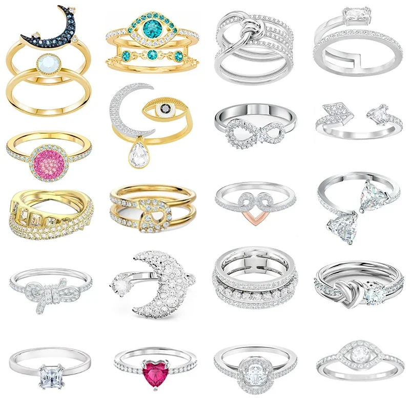 

Shining Personality Temperament Pavé Exquisite Light Luxury Fashion Party 2023 New New Trend Ring Christmas Gift Free Shipping